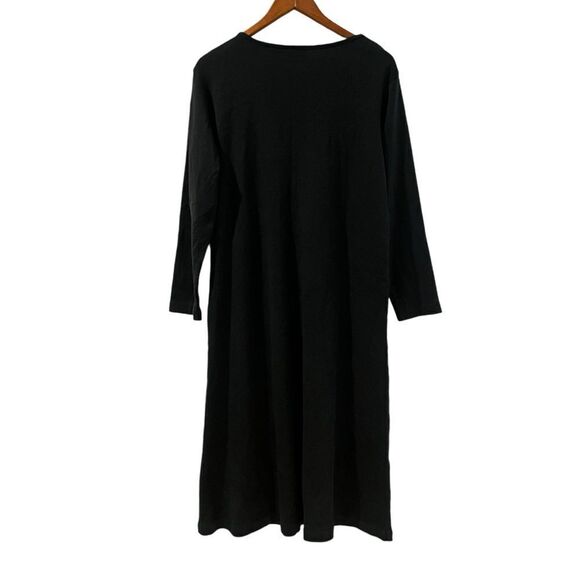 L.L. Bean green night dress with embroidery details - Picture 7 of 8